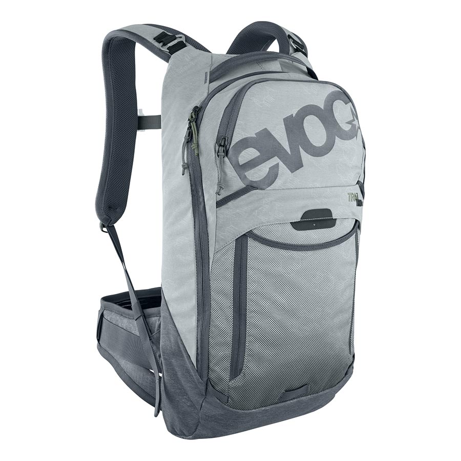 721366-03-LXL::0::721366-03-LXL::EVOC, Trail Pro 10, Sac à dos avec protection, 10L, Pierre/Gris Carbone, LXL