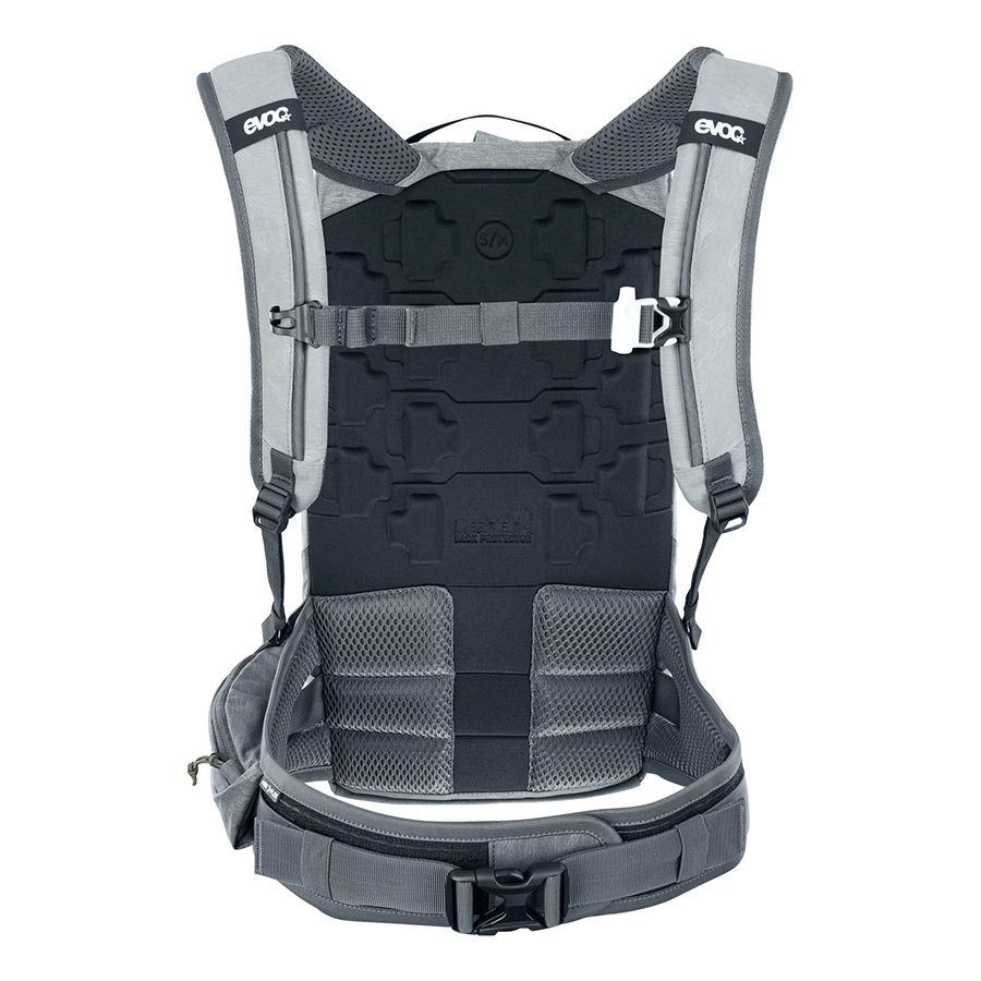 721366-03-LXL::1::721366-03-LXL::EVOC, Trail Pro 10, Sac à dos avec protection, 10L, Pierre/Gris Carbone, LXL