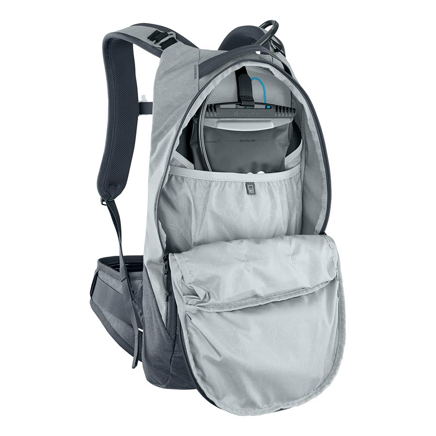 721366-03-LXL::4::721366-03-LXL::EVOC, Trail Pro 10, Sac à dos avec protection, 10L, Pierre/Gris Carbone, LXL