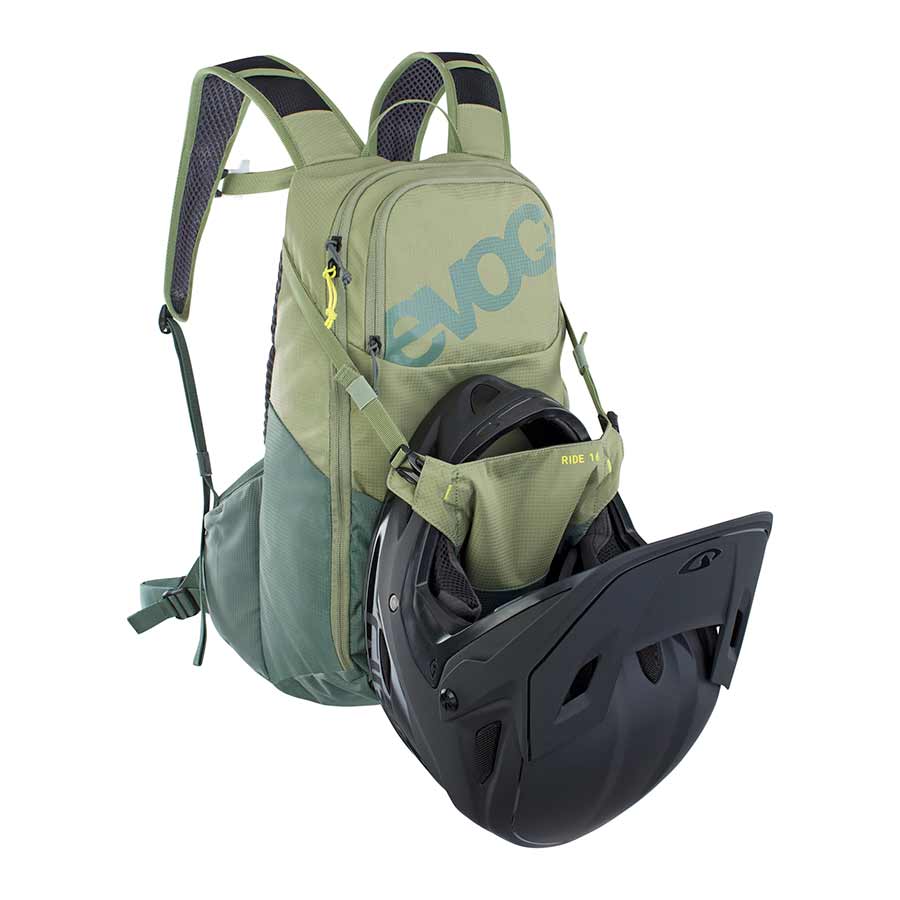 721367-02::5::721367-02::EVOC, Ride 16, Sac d'hydratation, Volume: 16L, Réservoir: Non inclus, Olive pâle/Olive