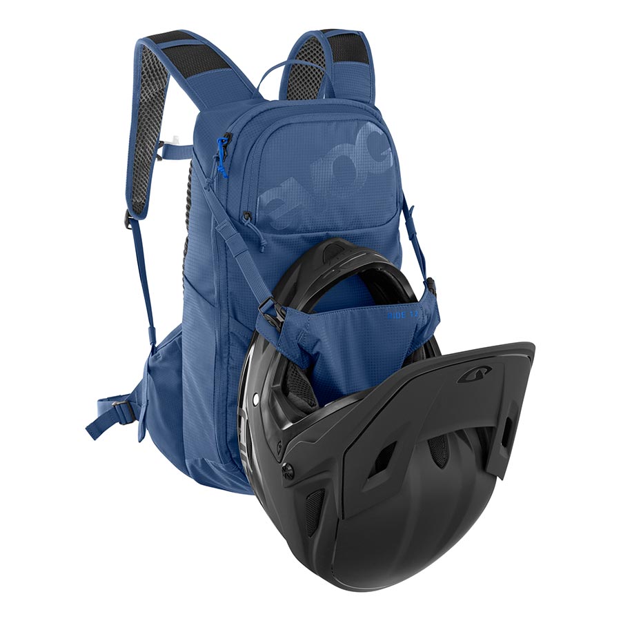721368-09::4::721368-09::EVOC, Ride 12, Sac d'hydratation, Volume: 12L, Réservoir: Inclus (2L), Denim