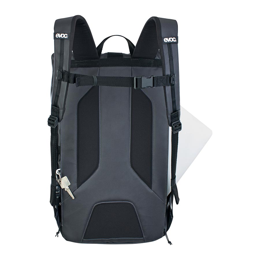 721412-01::2::721412-01::EVOC, Duffle Backpack 26, 26L, Gris carbone/Noir