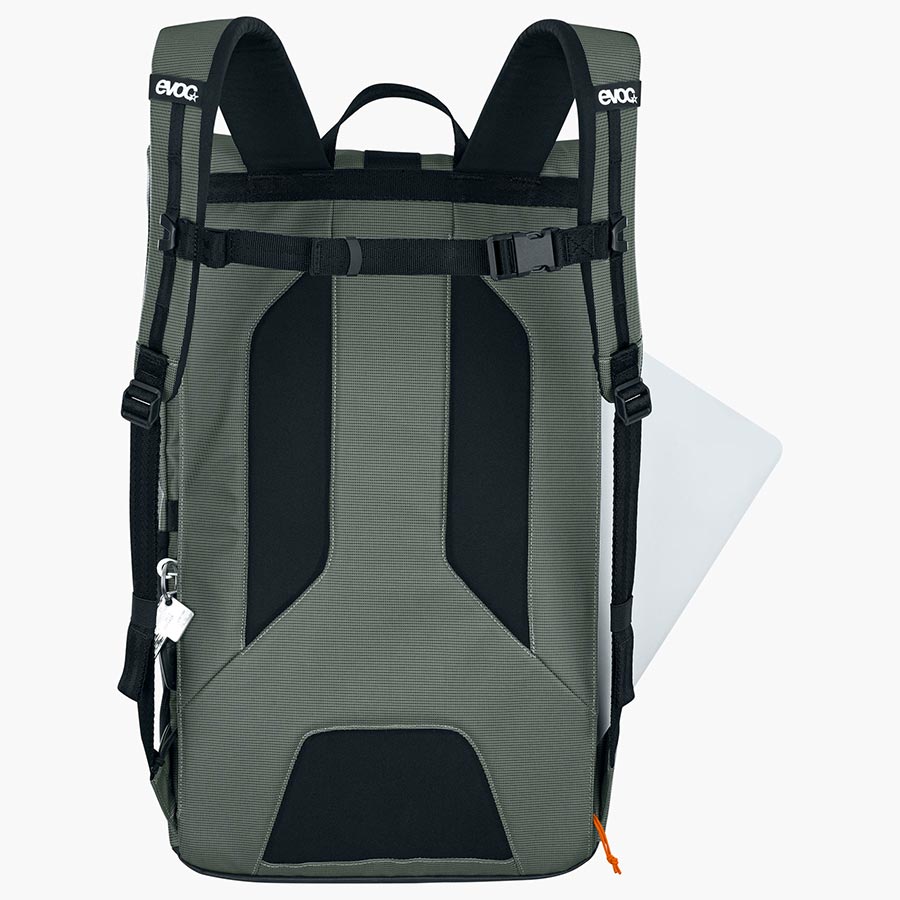 721413-04::2::721413-04::EVOC, Duffle Backpack 16, 16L, Olive foncé