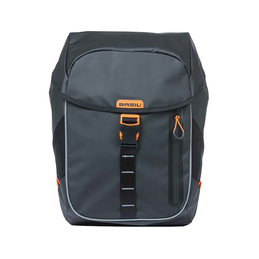 721416-01::1::721416-01::Basil, Miles, Sac à dos, 17L, Noir/Orange