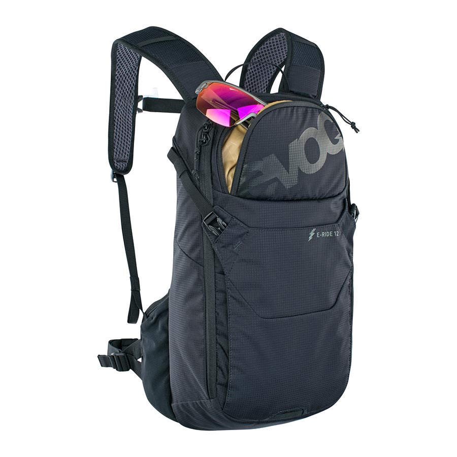 721429-01::1::721429-01::EVOC, E-Ride 12, Sac d'hydratation, Volume: 12L, Réservoir: Non inclus, Noir