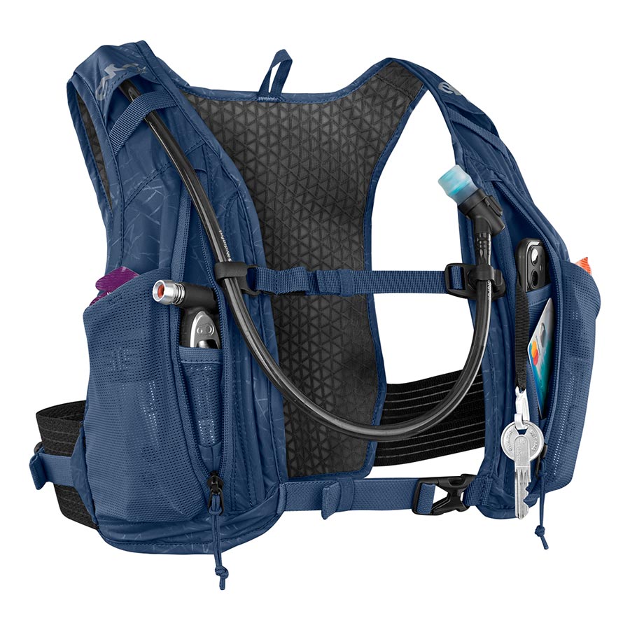721437-03::2::721437-03::EVOC, Hydro Pro 3 + Réservoir 1.5L, Sac d'hydratation, Volume: 3L, Réservoir: Inclus (1.5L), Denim