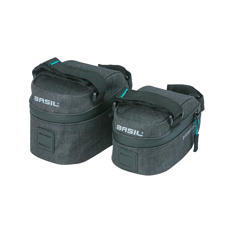 721497-01::4::721497-01::Basil, Discovery 365, Sac de selle, 1L, Noir Melee