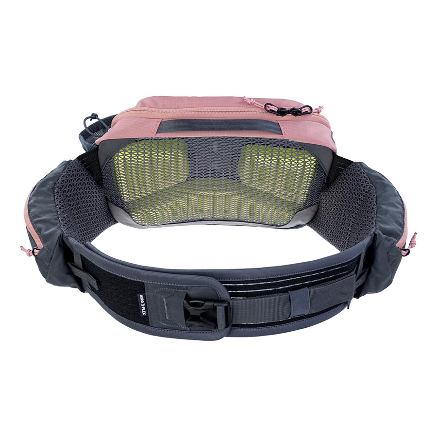 721516-03::4::721516-03::EVOC, Hip Pack Pro 3, Sac de taille, 3L, Non inclus, Rose poussière/Gris carbone