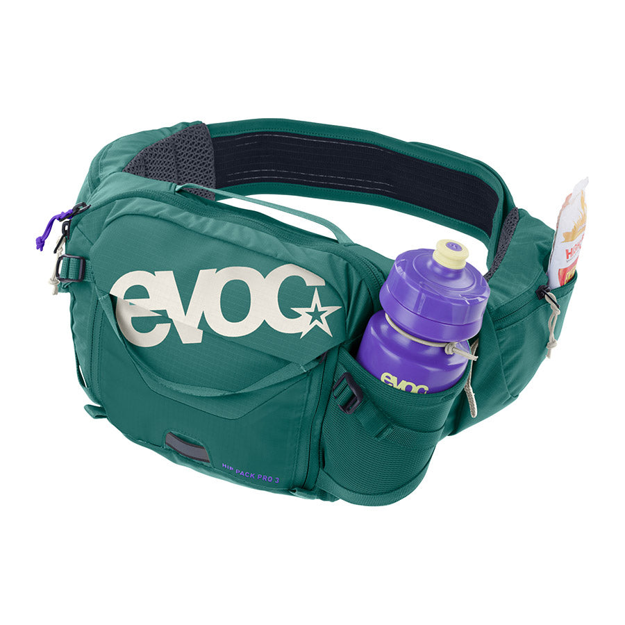721516-06::2::721516-06::EVOC, Hip Pack Pro 3 , Vert Bouteille