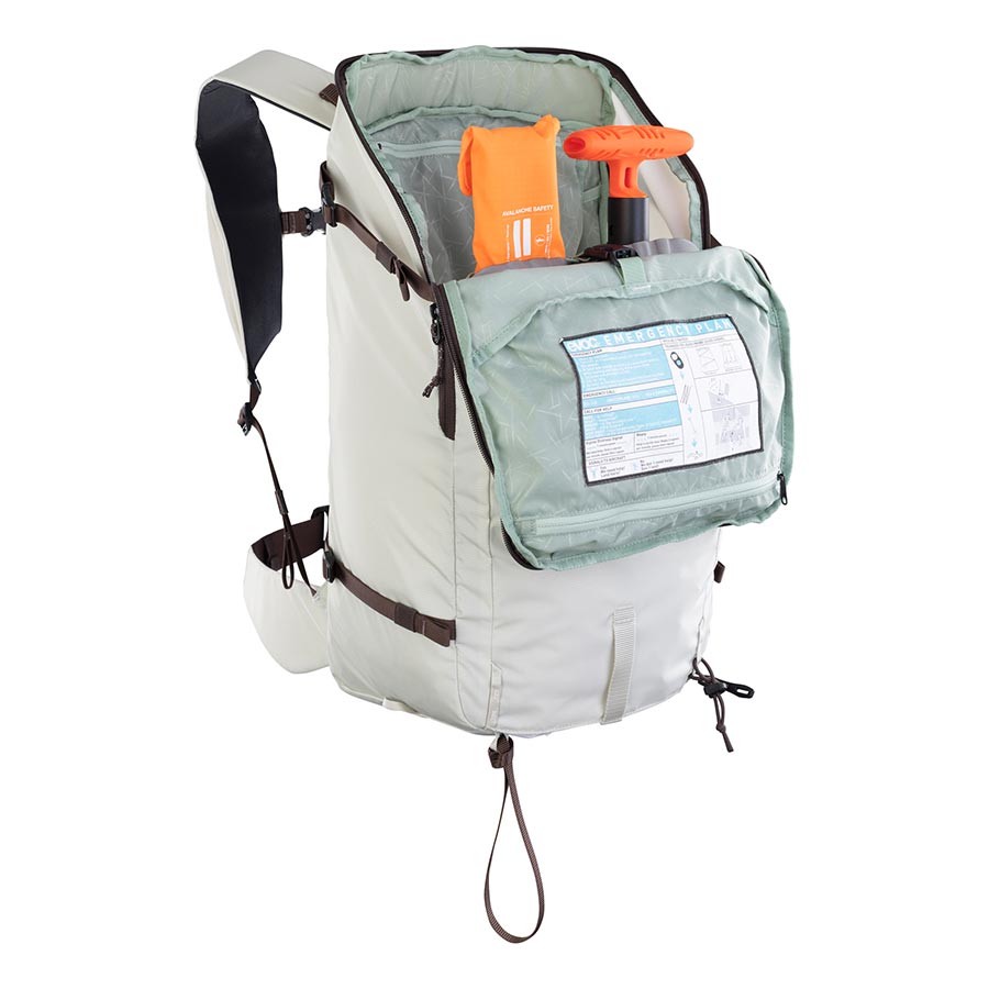 721551-02::4::721551-02::EVOC, Summit 30, Sac à dos d’hiver, 30L, Sable Beige