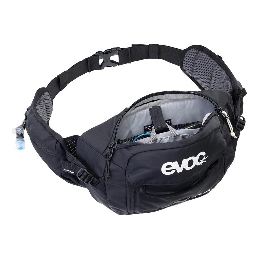 721632-01::1::721632-01::EVOC, Hip Pack 3 +  Bladder 1.5L, Sac de taille, 3L, Inclus (1.5L), Noir