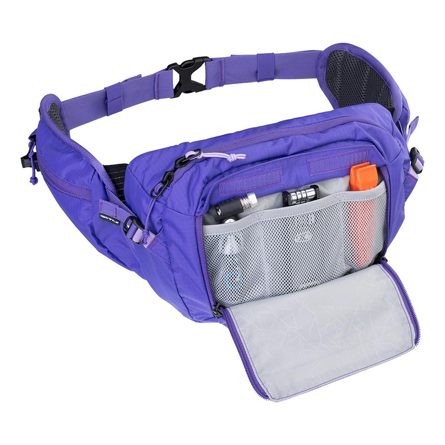 721632-02::3::721632-02::EVOC, Hip Pack 3 +  Bladder 1.5L, Sac de taille, 3L, Inclus (1.5L), Violet