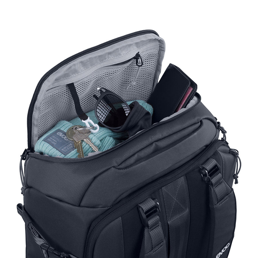 721714-01::1::721714-01::EVOC, Athlete Backpack 30, Sac à dos, 30L, Gris carbone/Noir