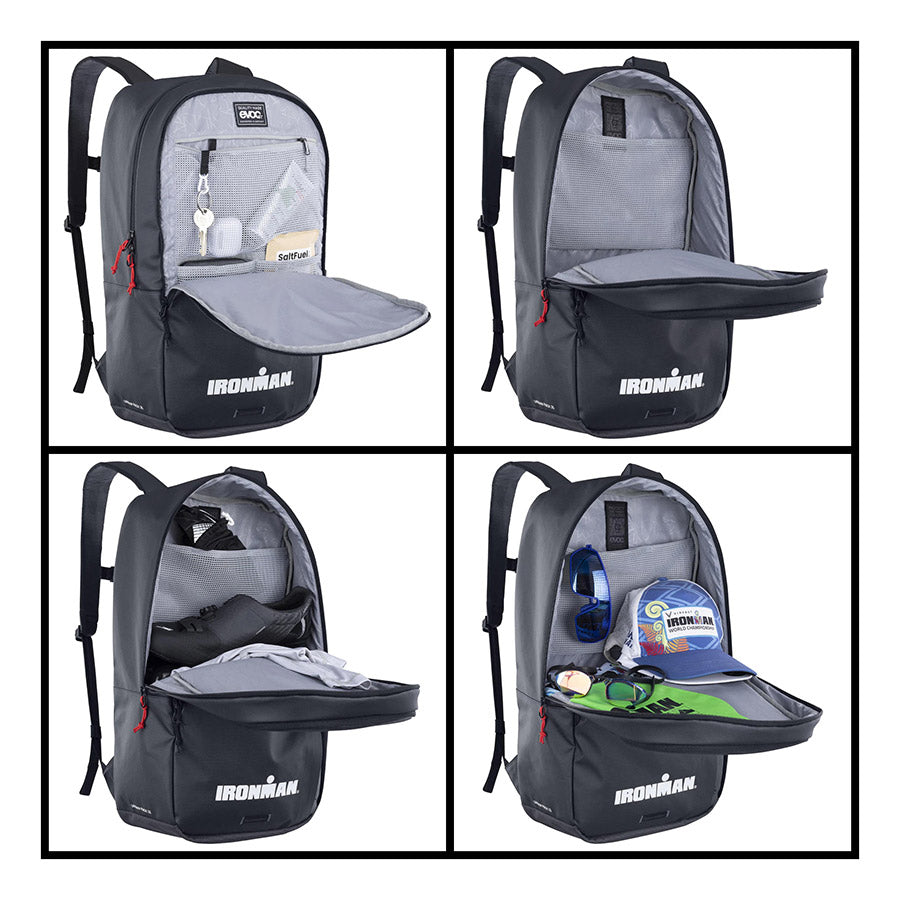 721716-03::6::721716-03::EVOC, Urban Pack 25, Sac à dos, édition IRONMAN, 25L, Noir