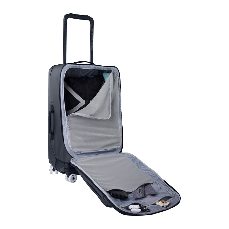 721717-01::8::721717-01::EVOC, Sac à 4 roulettes 100L, 100L, Gris carbone/Noir