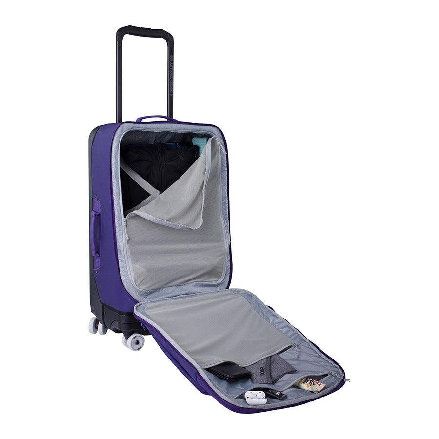 721717-02::8::721717-02::EVOC, Sac à 4 roulettes 100L, 100L, Violet/Noir