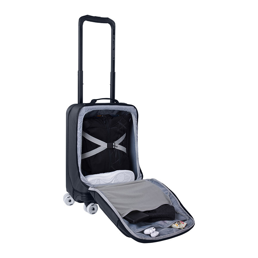 721718-01::7::721718-01::EVOC, Sac à 4 roulettes 40L, 40L, Gris carbone/Noir