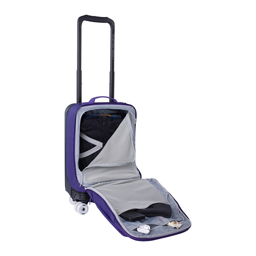 721718-02::8::721718-02::EVOC, Sac à 4 roulettes 40L, 40L, Violet/Noir