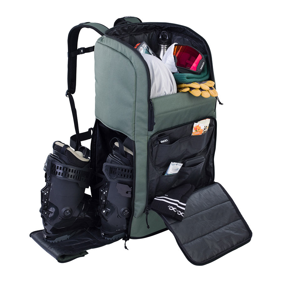 721728-02::5::721728-02::EVOC, Gear Backpack 90, Sac à dos, 90L, Olive foncé
