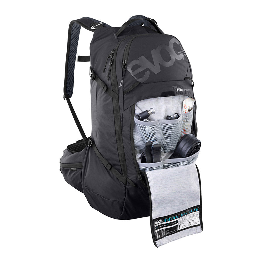 721738-01-SM::4::721738-01-SM::EVOC, Trail Pro Blackline 26, Sac à dos avec protection, 26L, Noir, SM