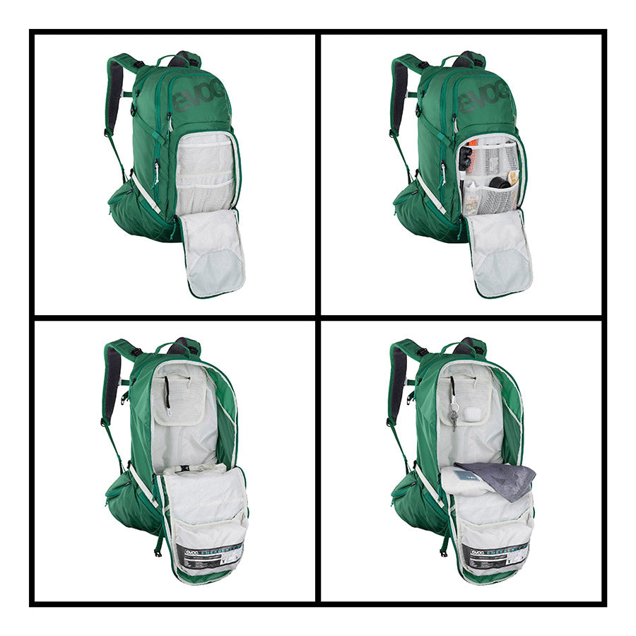 721788-02::4::721788-02::EVOC, Explorer Pro 30, Sac d'hydratation, Vert Bouteille