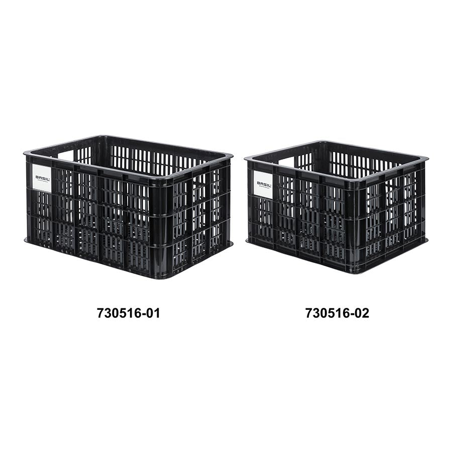 730516-02::6::730516-02::Basil, Bicycle Crate M, Panier, Noir