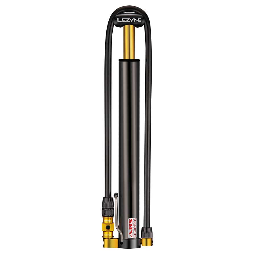 760169-03::0::760169-03::Lezyne, Micro Floor Drive HV, Pompe, ABS flip chuck, 90psi, Noir, Sans manomètre