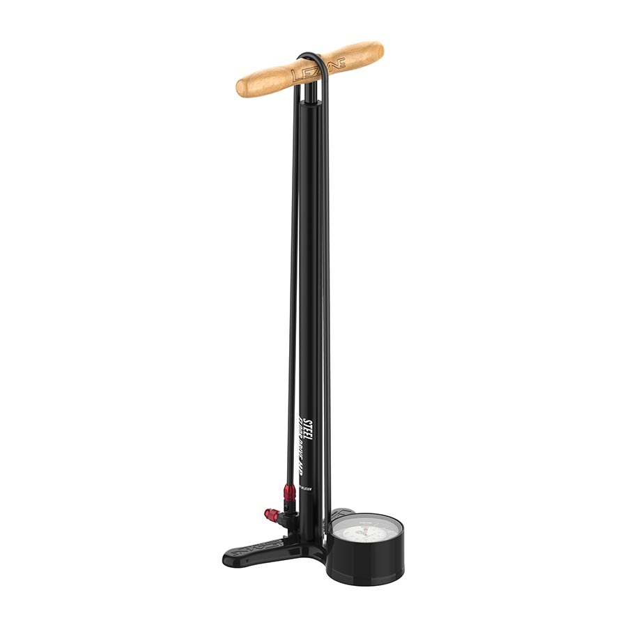 760173-16::0::760173-16::Lezyne, Steel Floor Drive, Pompe à pied, ABS-1 Pro Chuck, 220psi, Noir