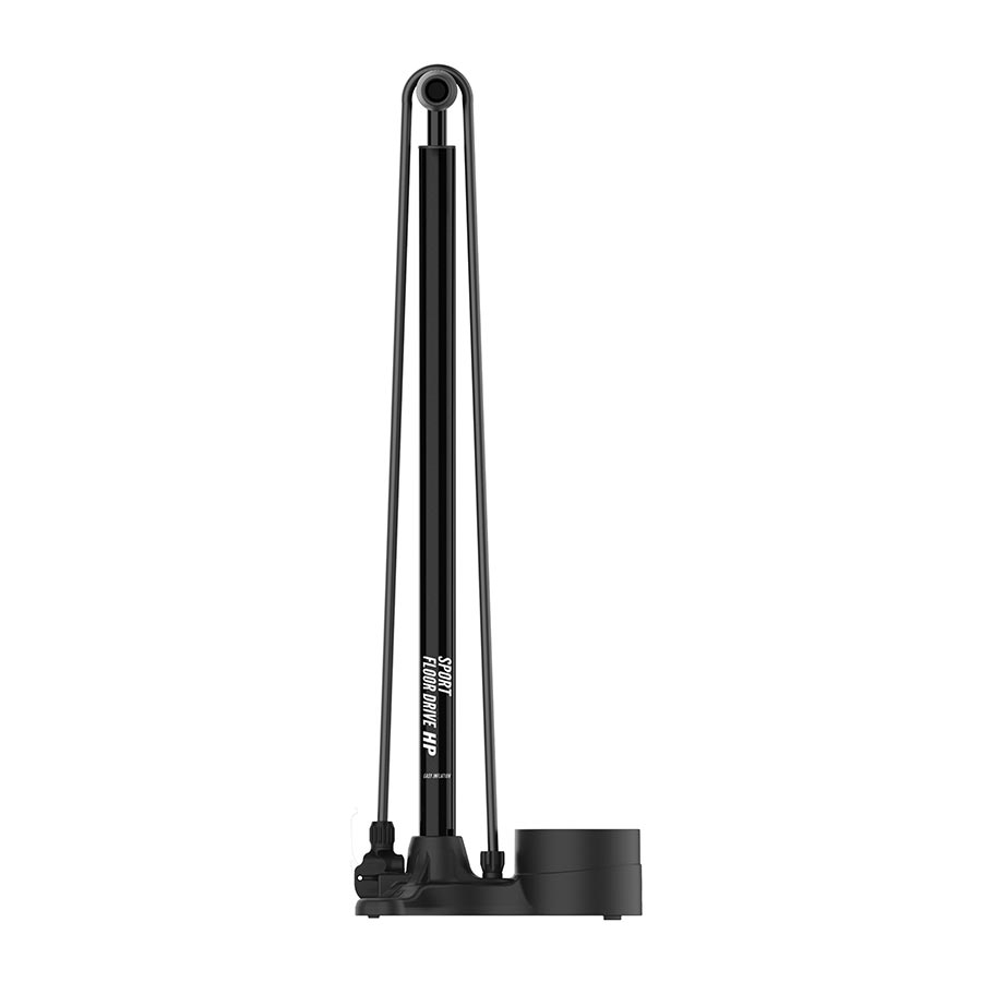 760175-22::1::760175-22::Lezyne, Sport Floor Drive, Pompe à pied, Dual Valve Head, 220psi, Noir
