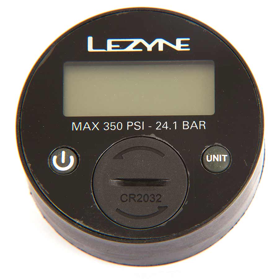 760227-02::0::760227-02::Lezyne, Manomètre pour pompe à pied, Numérique, 2.5po, 350psi
