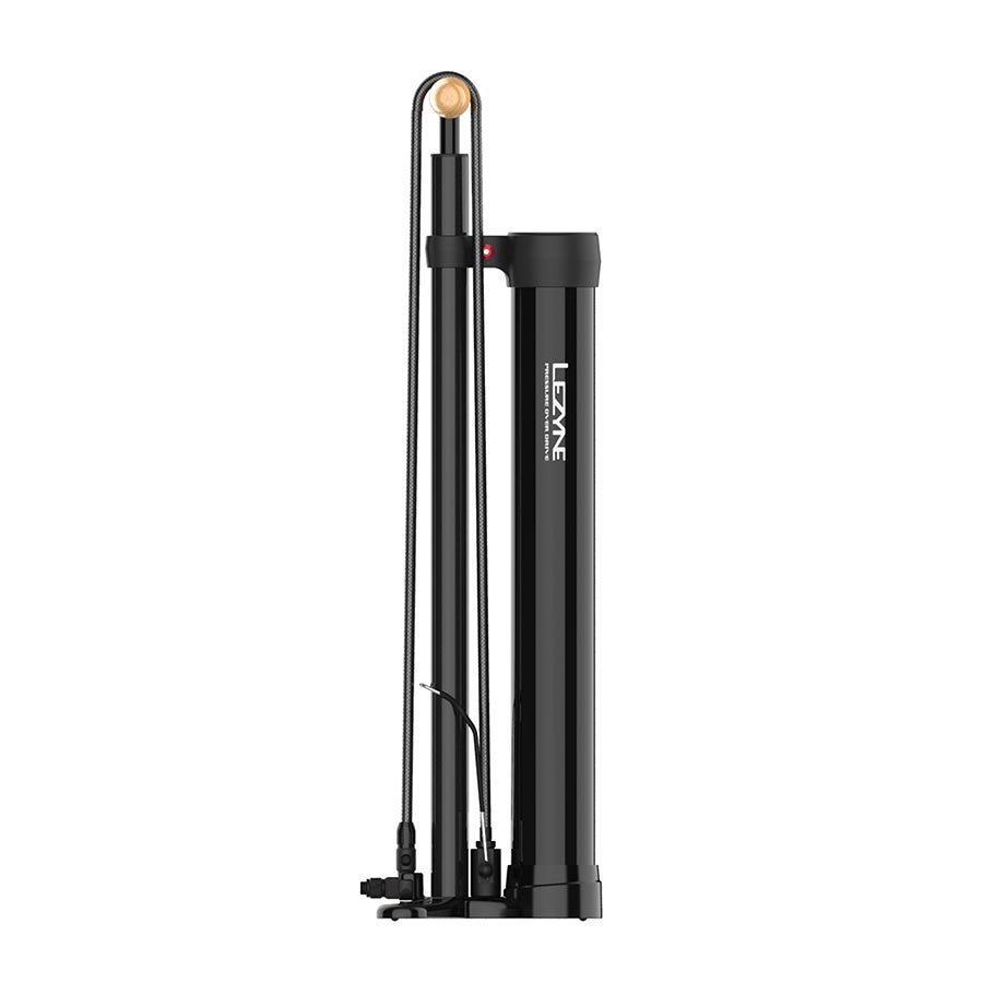 760408-02::1::760408-02::Lezyne, Pressure Over Drive 2.5", Pompe à pied, ABS-1 Pro Chuck, 220psi, Noir