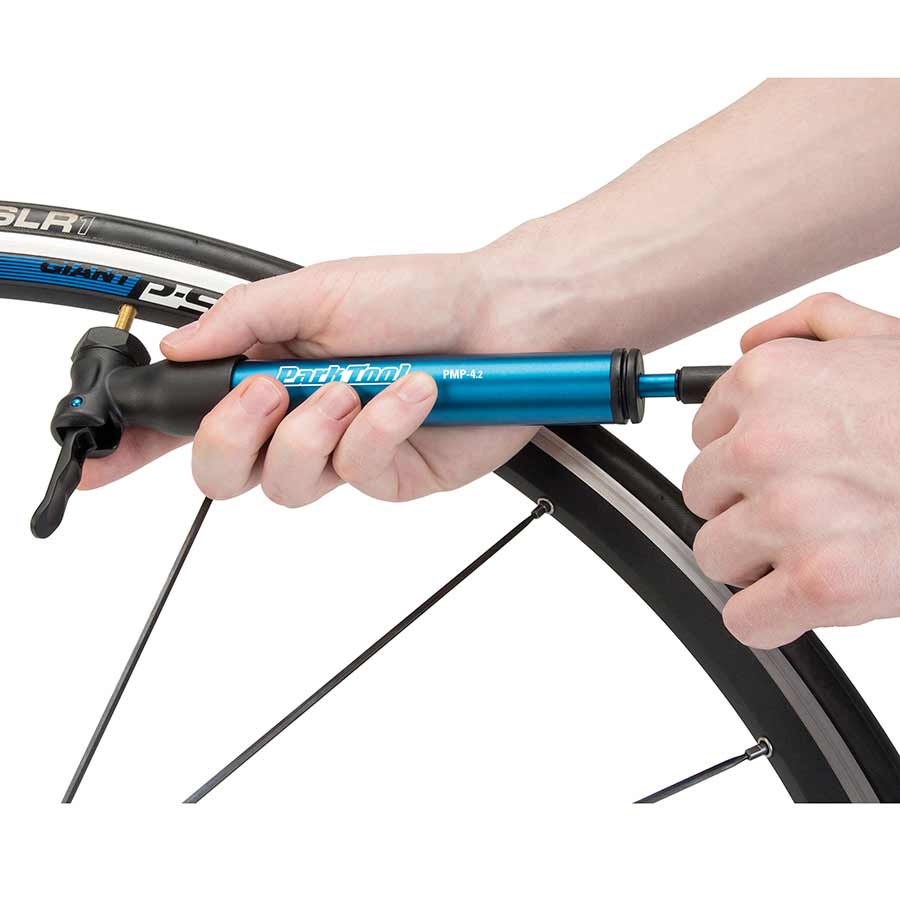760455-02::1::760455-02::Park Tool, PMP-4.2, Pompe compacte, Bleu