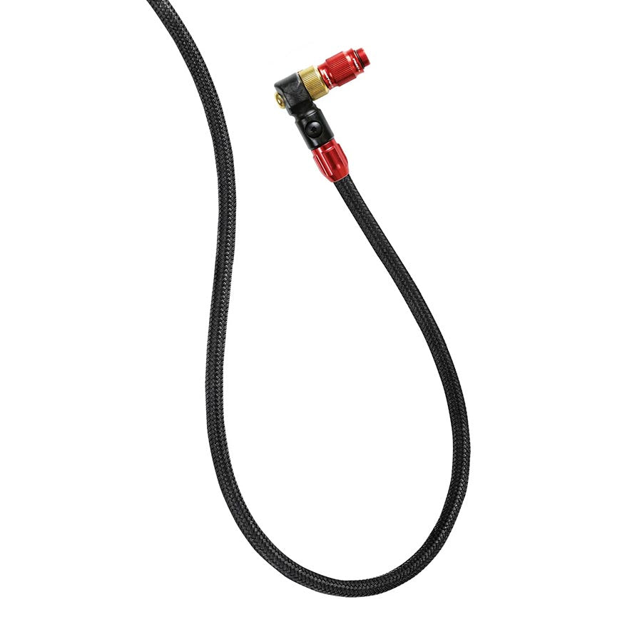 760556-01::0::760556-01::Lezyne, Pro Floor Pump Hose, Tressé, Rouge