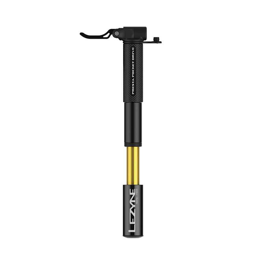 760613-01::1::760613-01::Lezyne, PRESTA POCKET DRIVE, Pompe, 145mm, 160psi, Noir