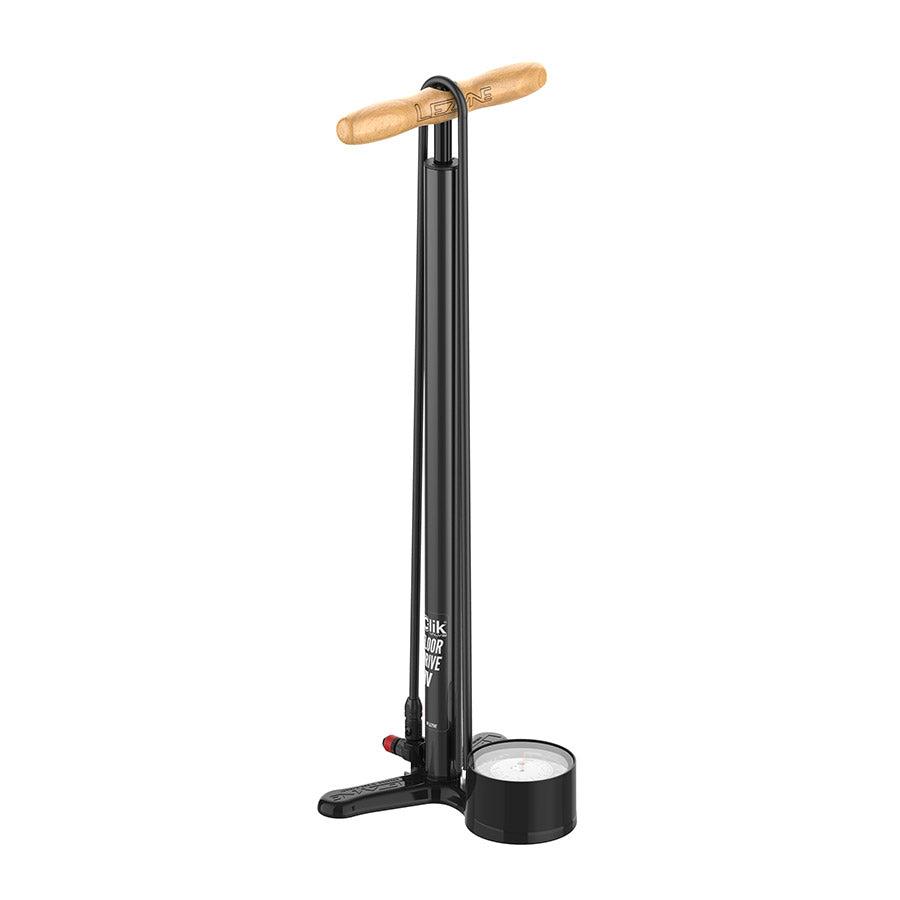 760616-01::0::760616-01::Lezyne, CLIK FLOOR DRIVE HV, Pompe à pied, Tête ABS Pro CLIK, Noir