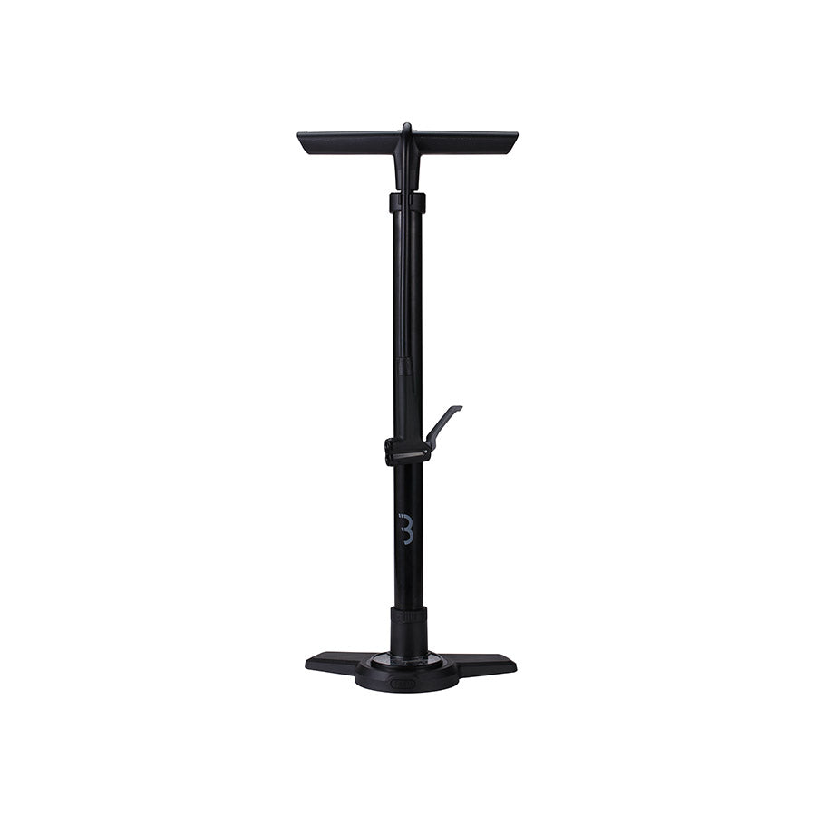 760627-01::1::760627-01::BBB Cycling, BFP-28 AirBoost, Pompe à pied, Dual Valve Head, 160psi, Noir