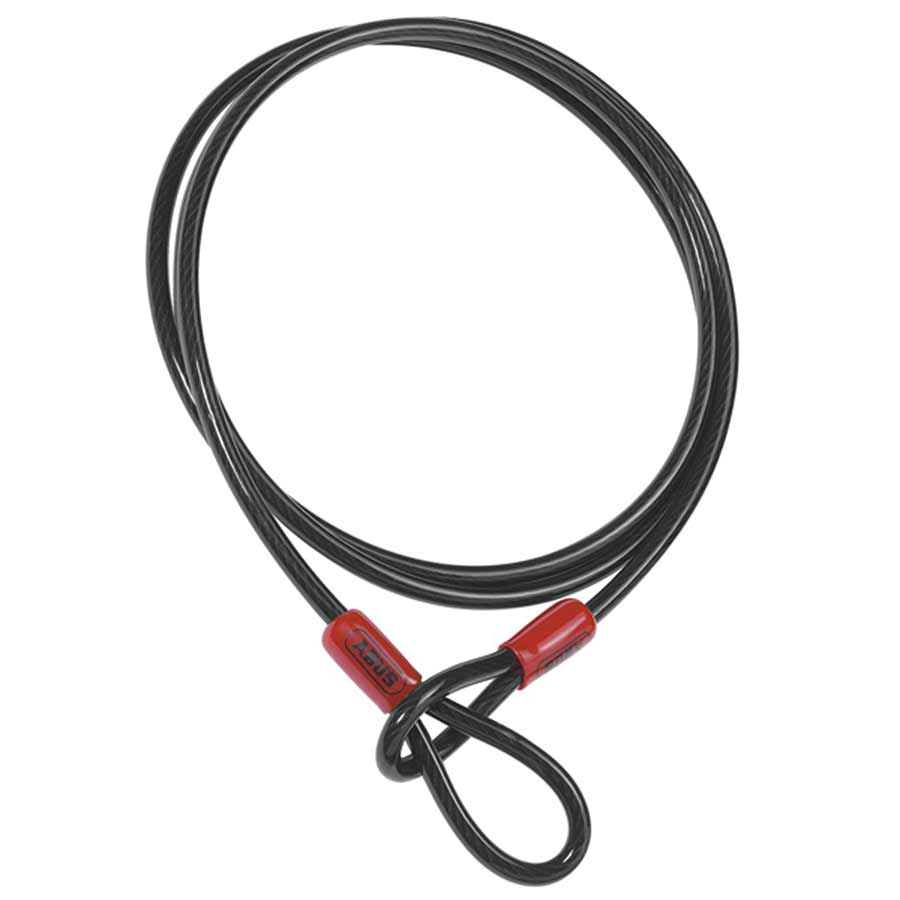 810062-01::0::810062-01::Abus, Cobra Loop, Câble, 10mm, 140cm, 4.6', Noir