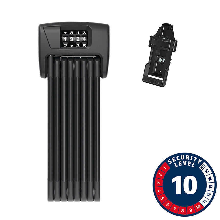 810541-04::0::810541-04::Abus, Bordo 6000C, Cadenas pliable, Combinaison, 5mm, 120cm, 3.9', SH, Noir