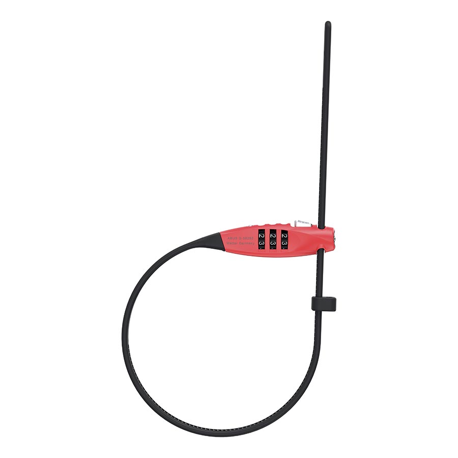 810575-02::0::810575-02::Abus, Combiflex TravelGuard, Cadenas à câble, Combinaison, 4mm, 45cm, Rouge