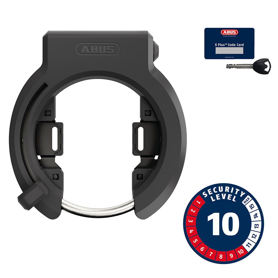 810607-01::0::810607-01::Abus, Granit 6950M XPlus, Cadenas sur cadre, Clé, Noir
