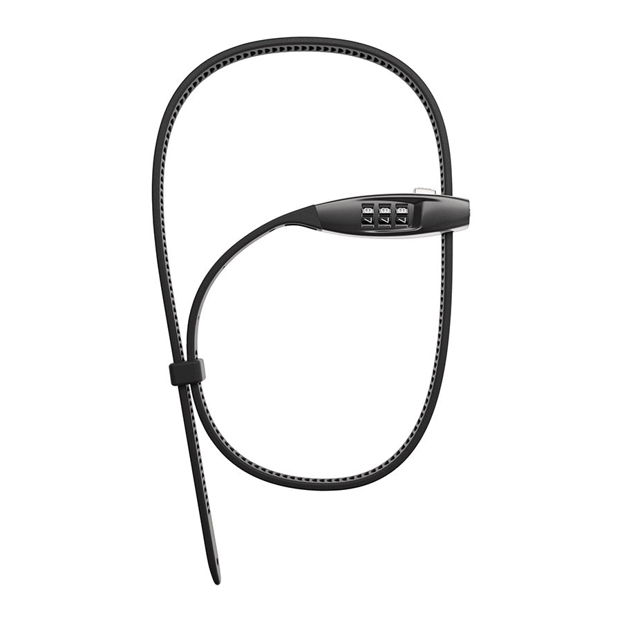 810697-01::0::810697-01::Abus, Combiflex TravelGuard 70, Cadenas à câble, Combinaison, 4mm, 70cm, 2.3', Noir