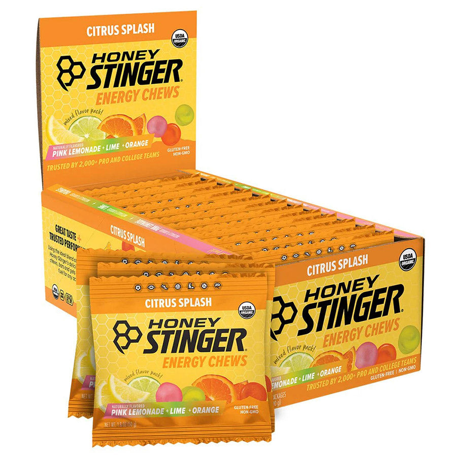 840032-09::0::840032-09::Honey Stinger, Jujubes Organiques et Énergisants, Jujubes, Agrûmes, 12pcs