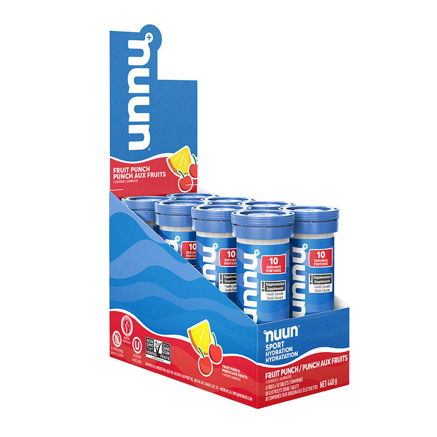 840508-02::2::840508-02::Nuun, Sport, Poudre, Punch aux fruits, Boîte de 8, 10 portions, 8pcs