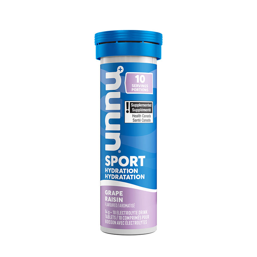 840508-03::0::840508-03::Nuun, Sport, Poudre, Raisin, Boîte de 8, 10 portions, 8pcs