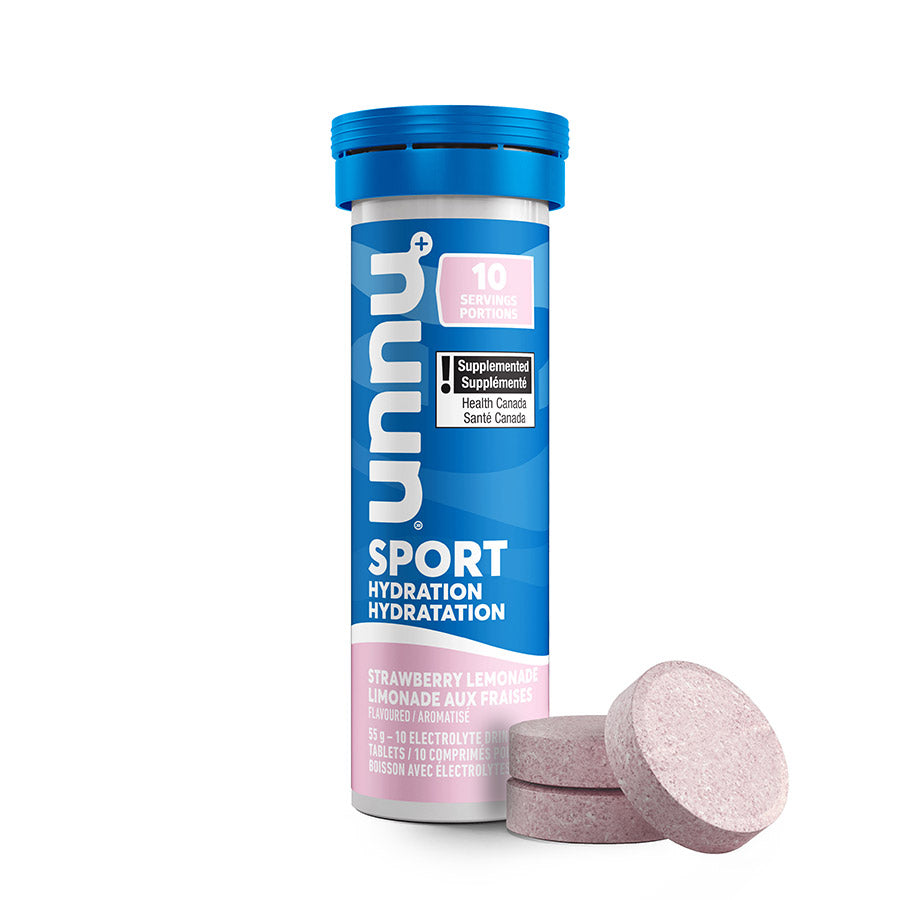 840508-06::1::840508-06::Nuun, Sport, Poudre, Fraise/Limonade, Boîte de 8, 10 portions, 8pcs