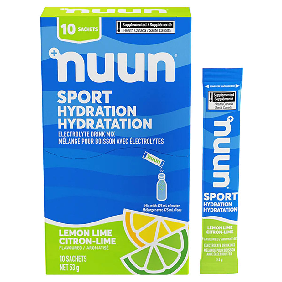 840510-01::0::840510-01::Nuun, Sport, Poudre, Citron/Lime, Boîte de 10 portions