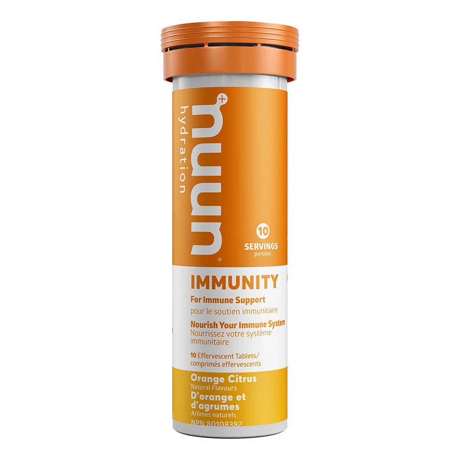 840511-02::0::840511-02::Nuun, Immunity, Poudre, Agrumes oranges, Boîte de 8, 10 portions