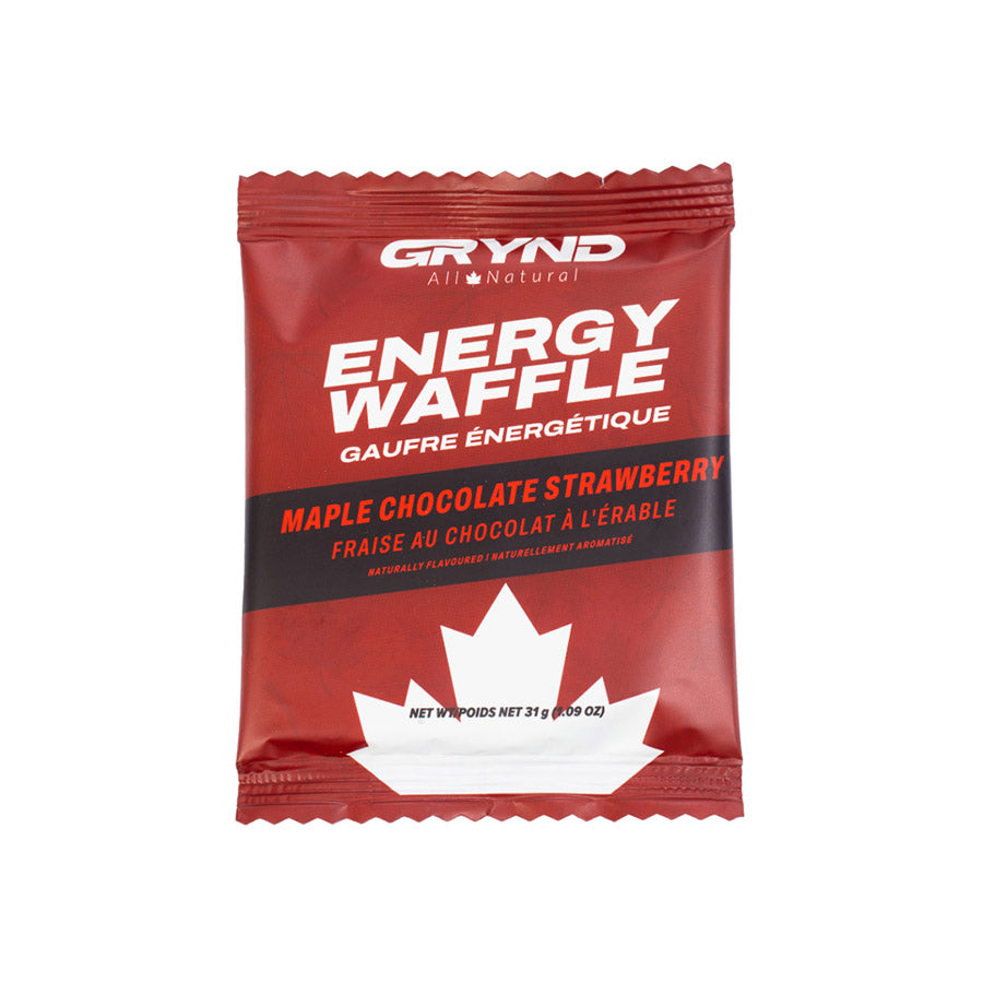 840512-03::0::840512-03::Grynd Energy, Gaufres à l'érable, Barres, Érable Chocolat Fraises, 12pcs