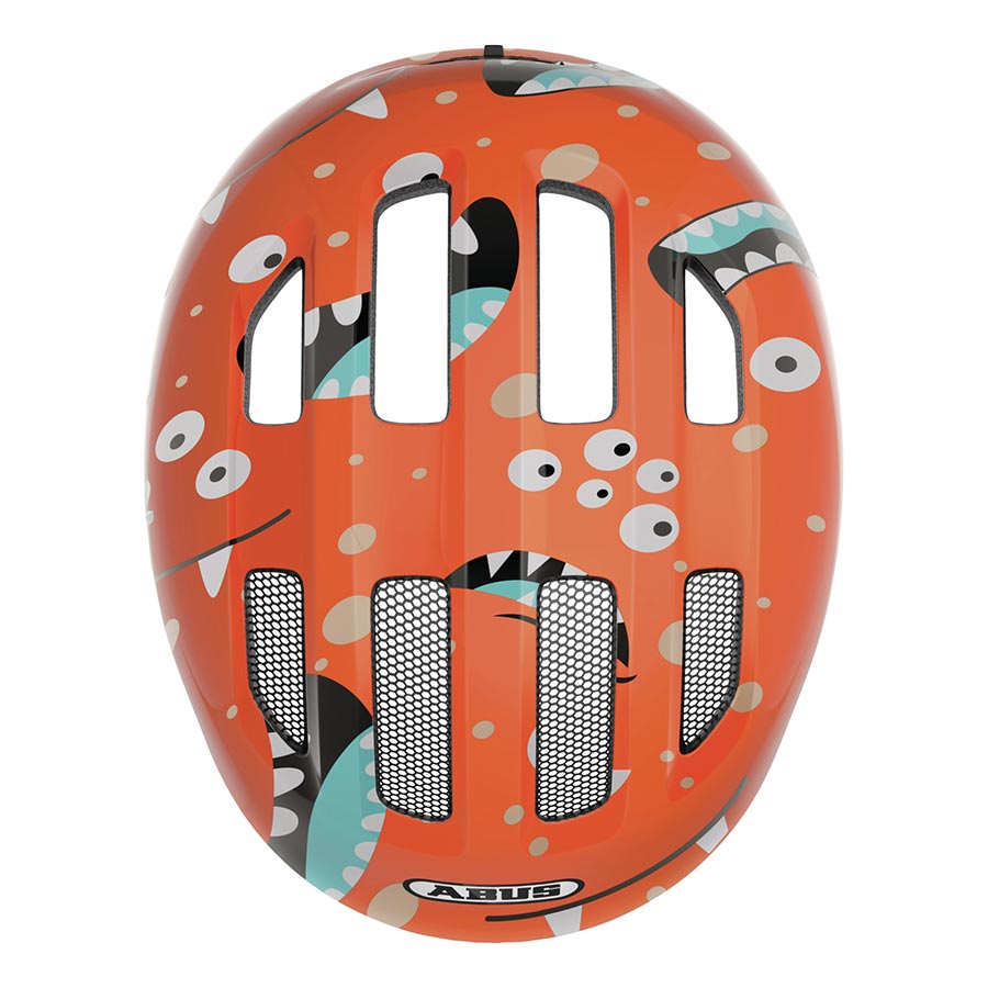 850517-10-M::3::850517-10-M::Abus, Smiley 3.0, Casque, M, 50 - 55cm, Monstre Orange