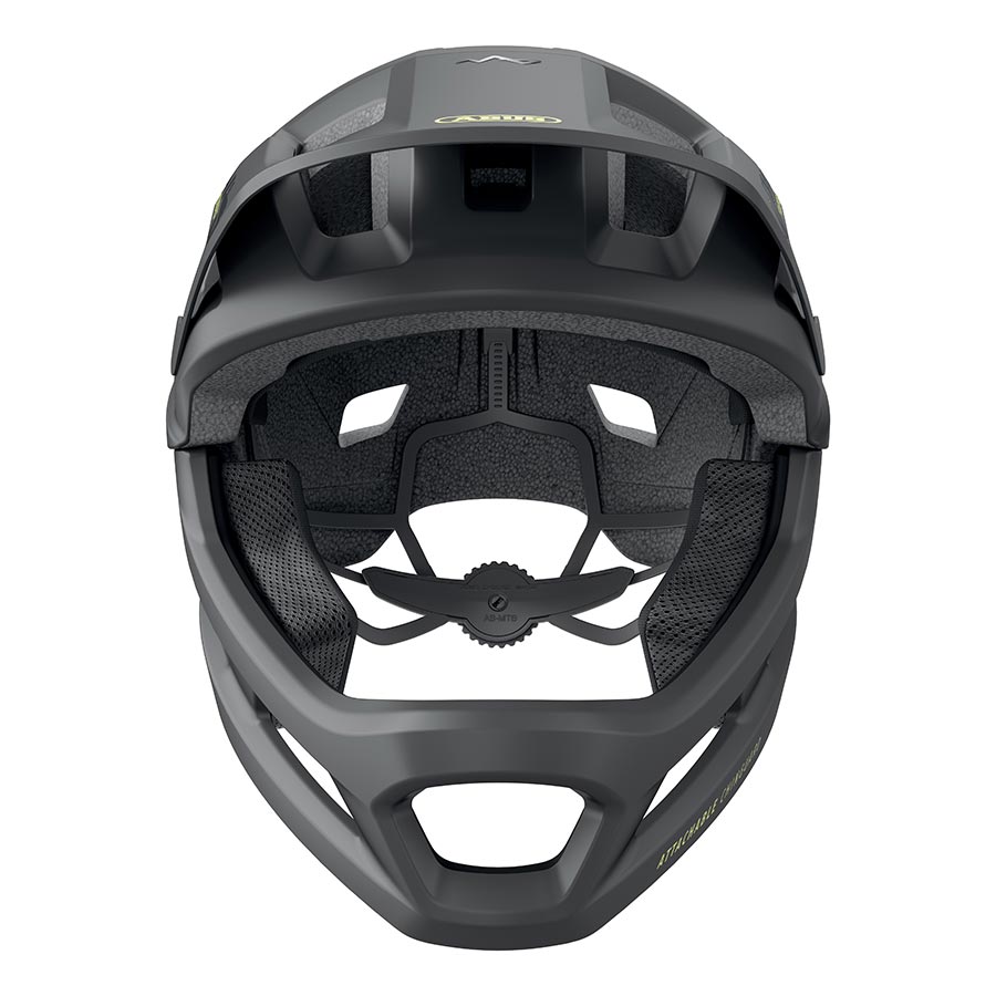 850552-01-S::1::850552-01-S::Abus, YouDrop FF, Casque VTT, S, 48 - 55cm, Noir Velours